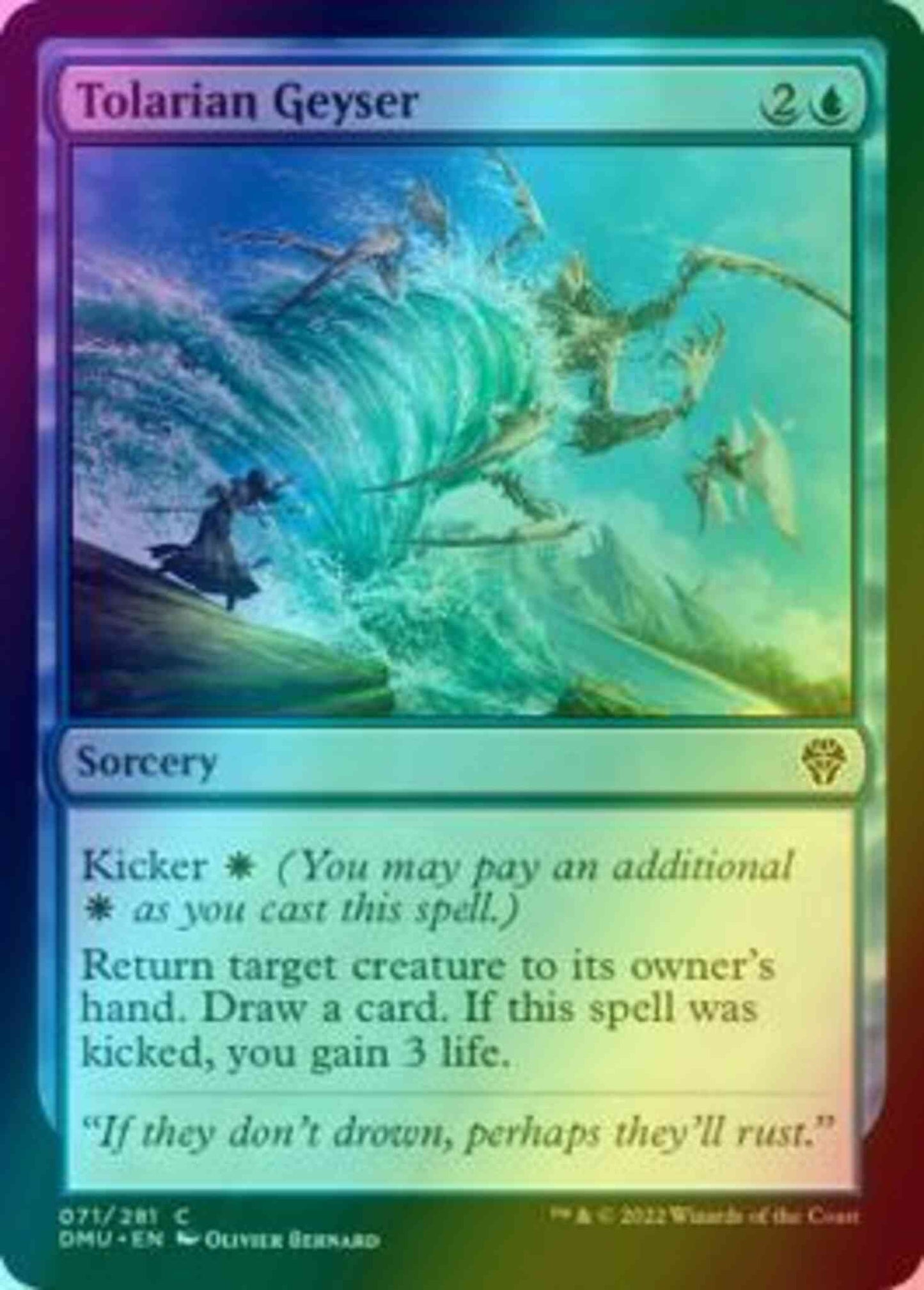 Tolarian Geyser [71] [Dominaria United] [Foil]