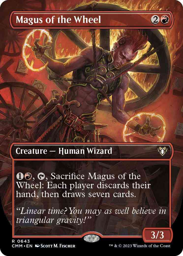 Magus of the Wheel [643] [Borderless] [Commander Masters] [Non-Foil]