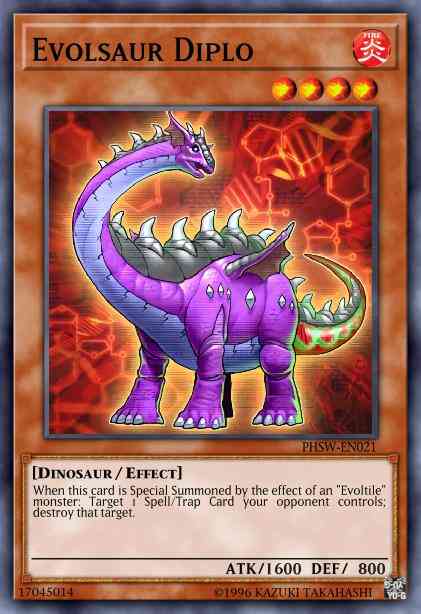 Evolsaur Diplo - PHSW-EN021 - Rare - 1st Edition