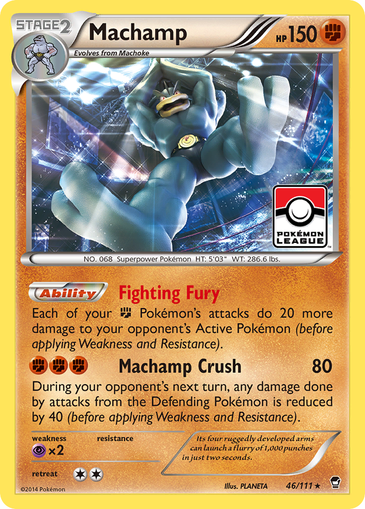 Machamp - Theme Deck - 46/111 - Rare Holo [xy3-46] [Non-Holo]