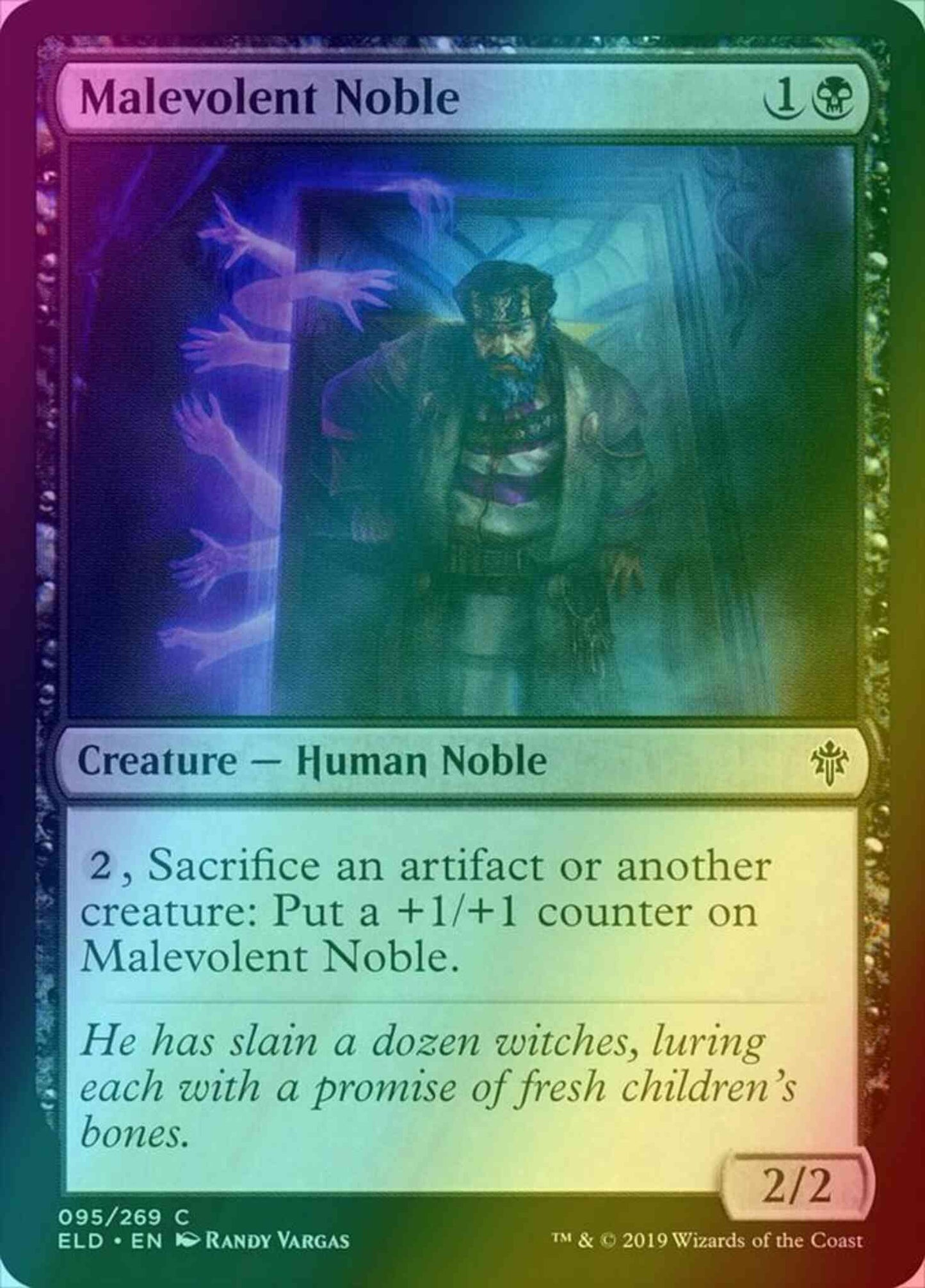 Malevolent Noble [95] [Throne of Eldraine] [Foil]