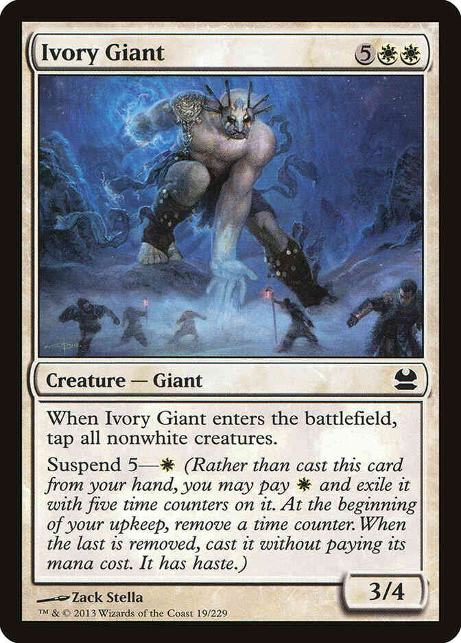 Ivory Giant [19] [Modern Masters] [Non-Foil]