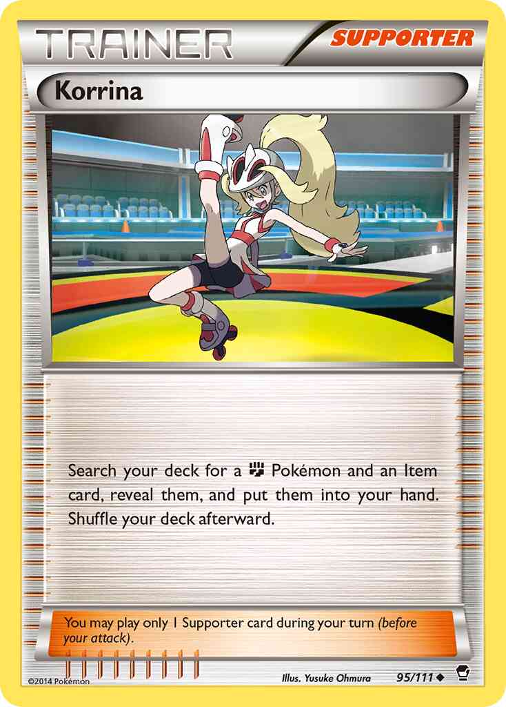 Korrina - 95/111 - Uncommon [xy3-95] [Non-Holo]