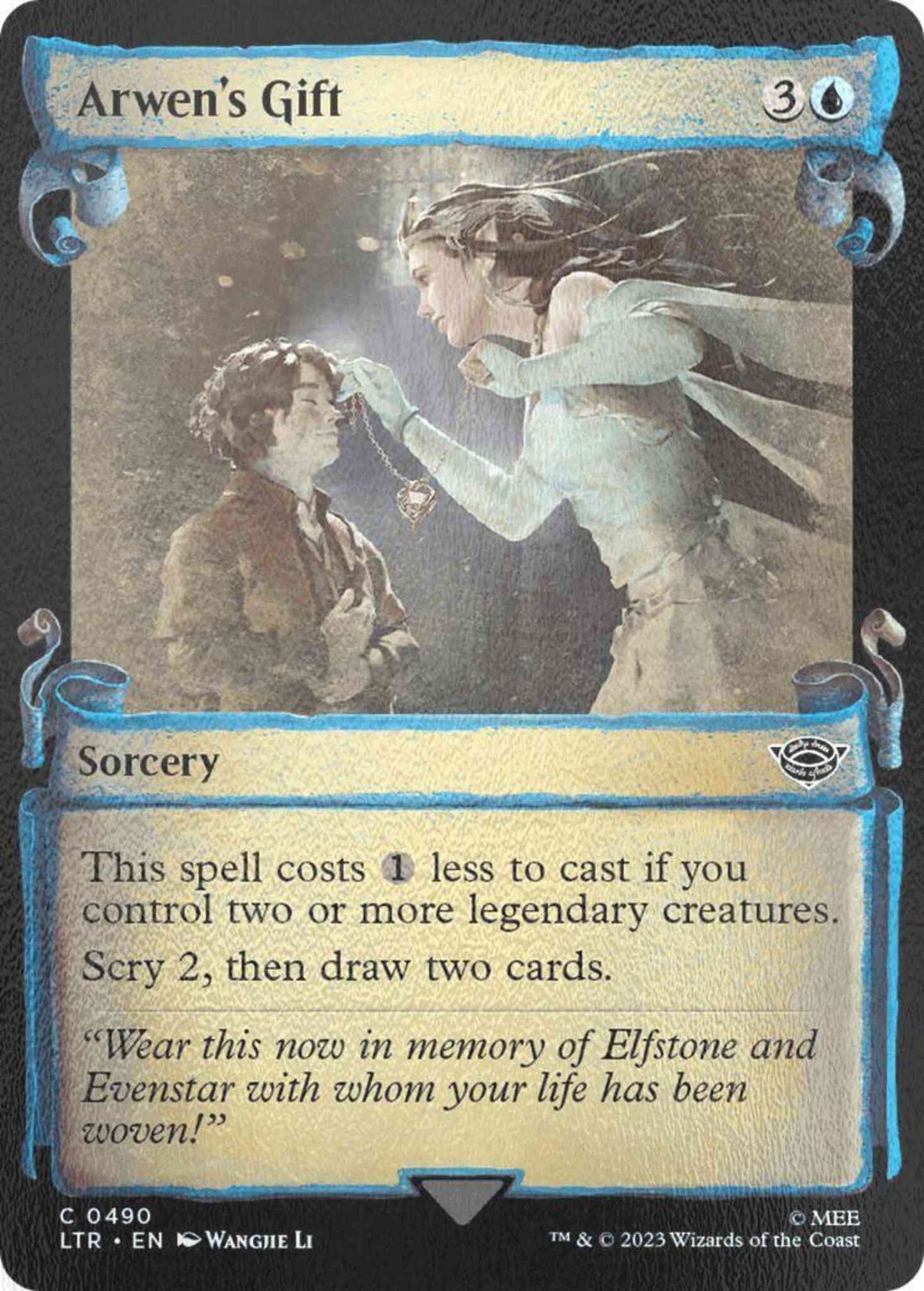 Arwen's Gift [490] [Scrolls Showcase] [The Lord of the Rings: Tales of Middle-earth] [Silver Foil]