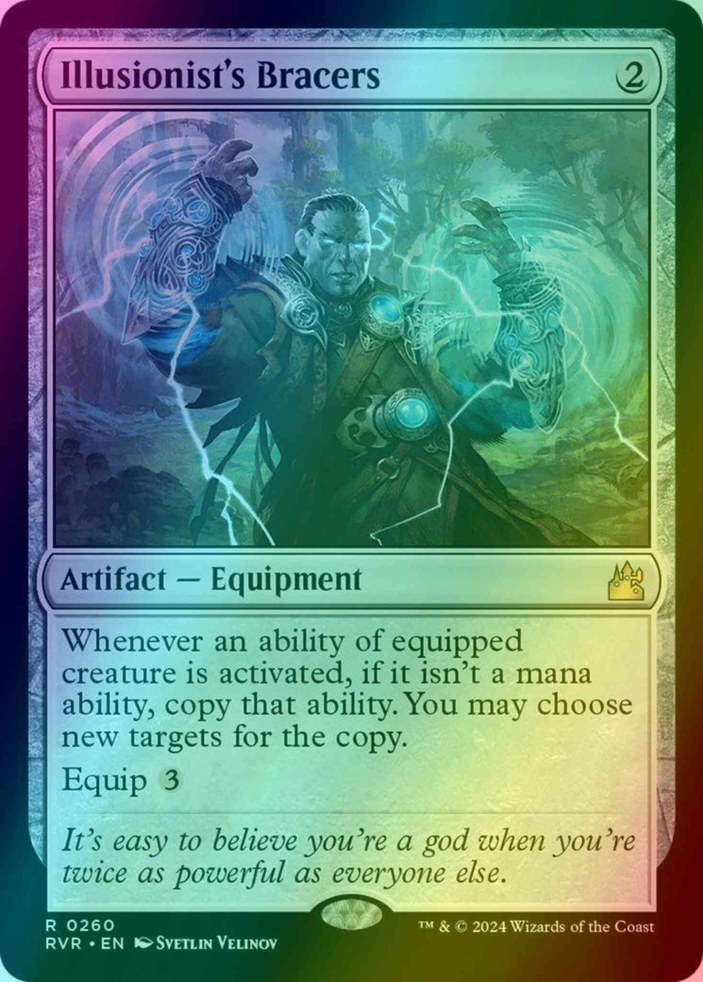 Illusionist's Bracers [260] [Ravnica Remastered] [Foil]