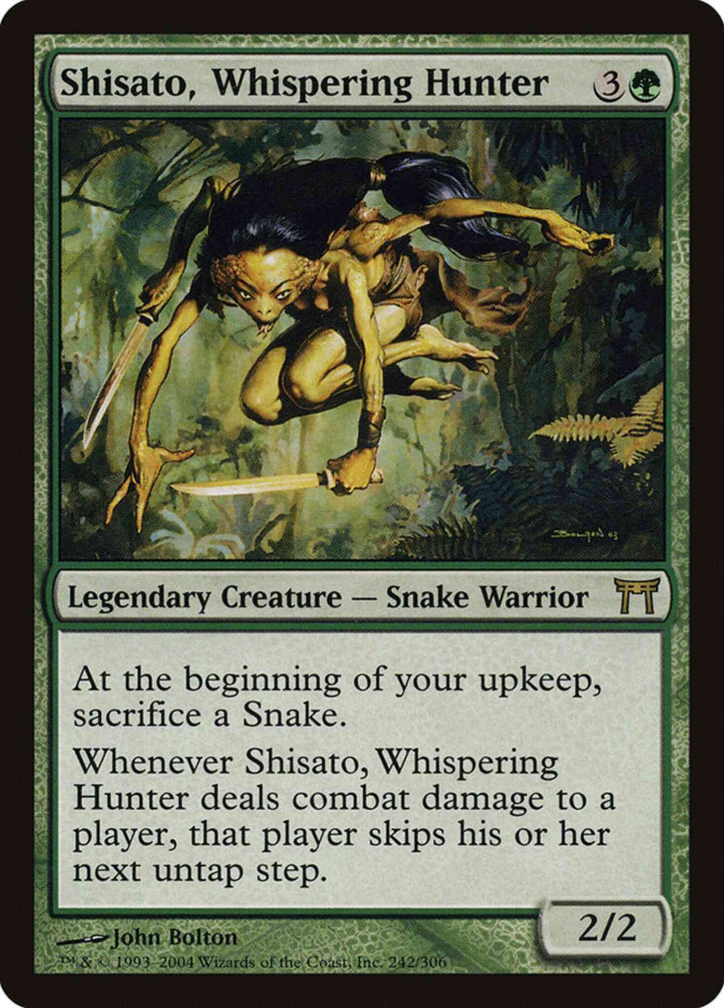 Shisato, Whispering Hunter [242] [Champions of Kamigawa] [Non-Foil]