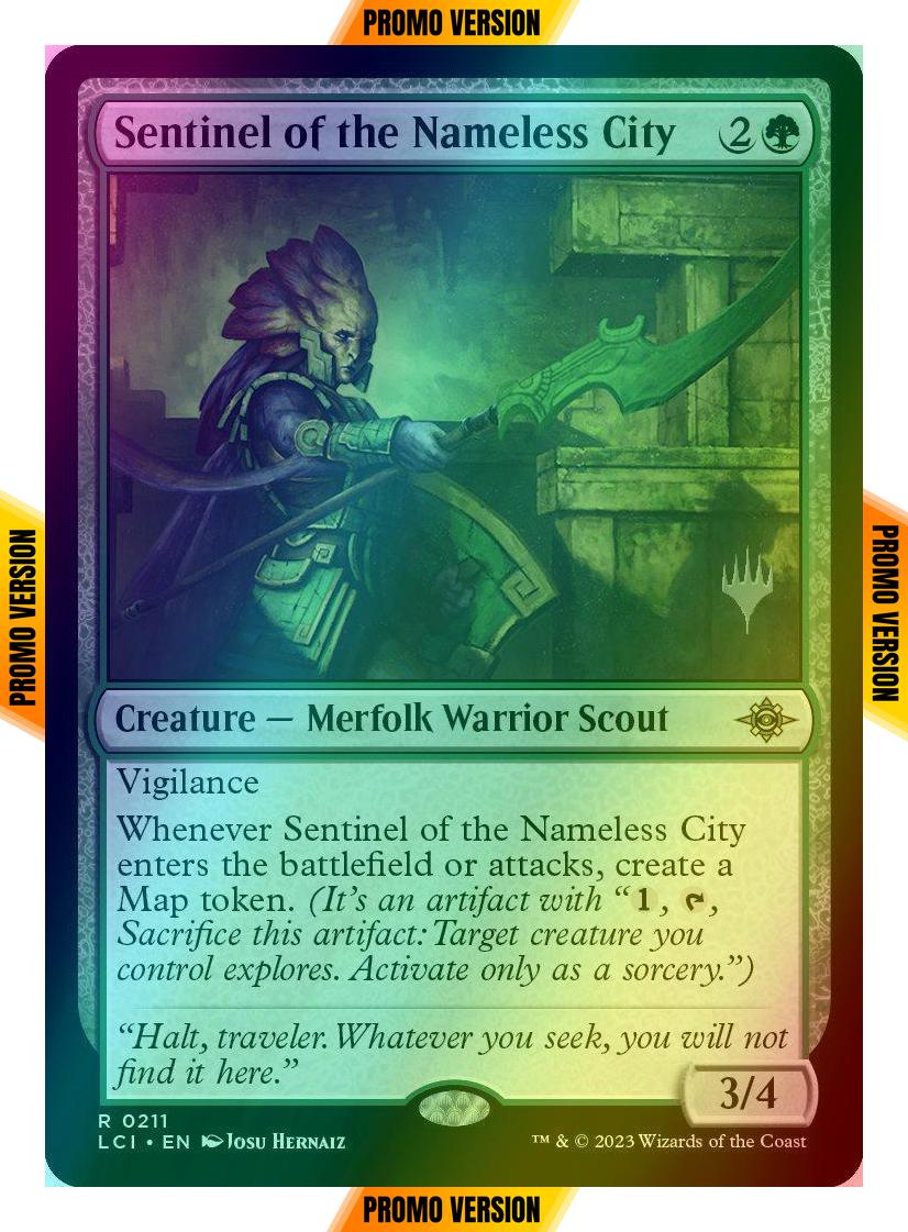 Sentinel of the Nameless City [211p] [Promo Pack] [The Lost Caverns of Ixalan: Promos] [Foil]