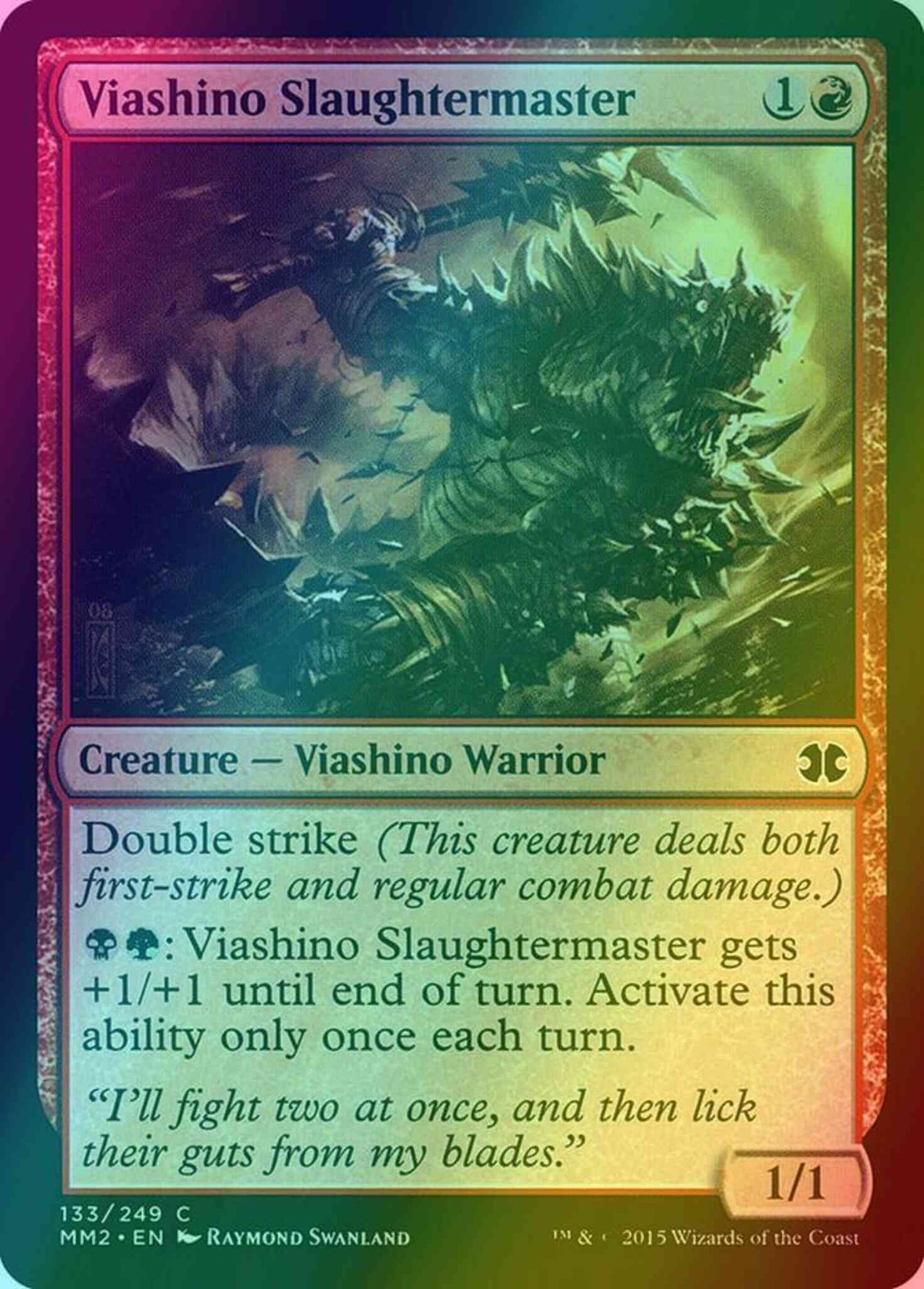 Viashino Slaughtermaster [133] [Modern Masters 2015] [Foil]
