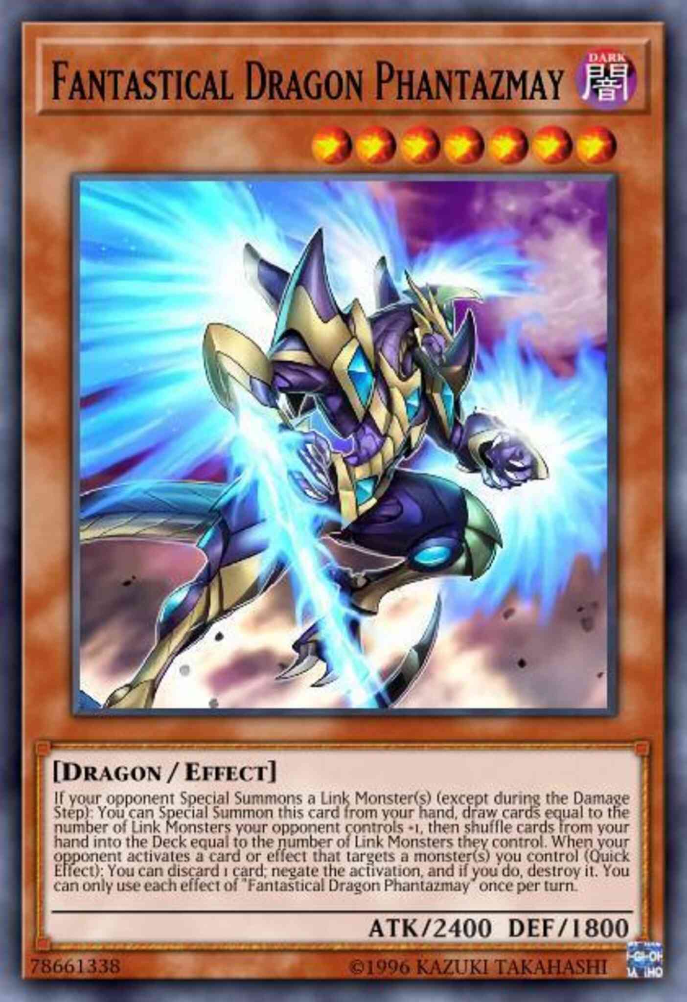 Fantastical Dragon Phantazmay - MAGO-EN018 - Premium Gold Rare - 1st Edition