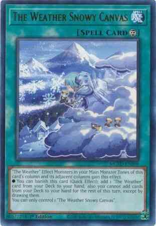 The Weather Snowy Canvas - MGED-EN098 - Rare - 1st Edition
