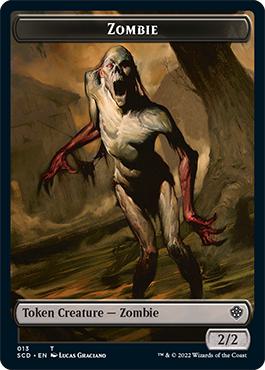 Zombie Army Token (14) // Zombie Token (13) [Starter Commander Decks: Tokens] [Non-Foil]