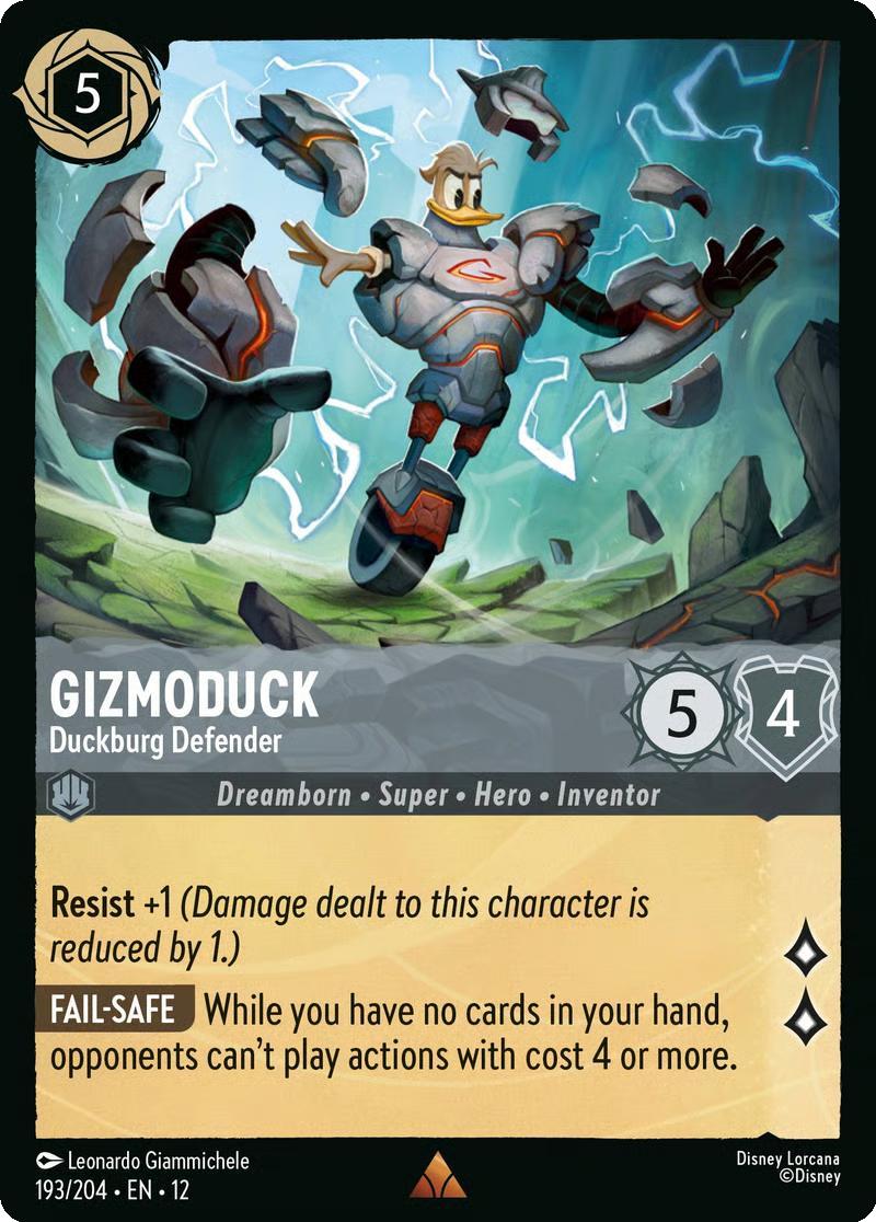 Gizmoduck - Duckburg Defender - 193/204 [Wilds Unknown] [Non-Foil]