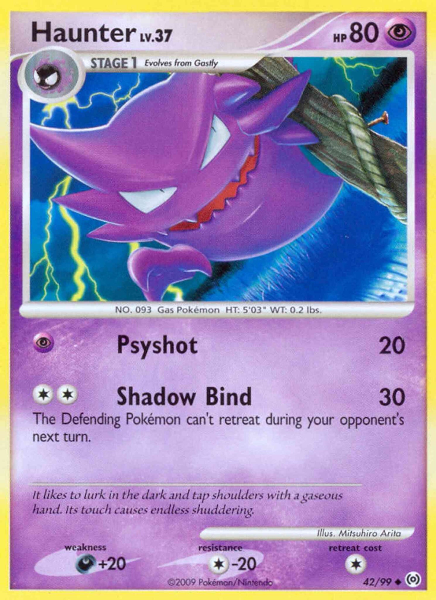 Haunter - 42/99 - Uncommon [pl4-42] [Non-Holo]