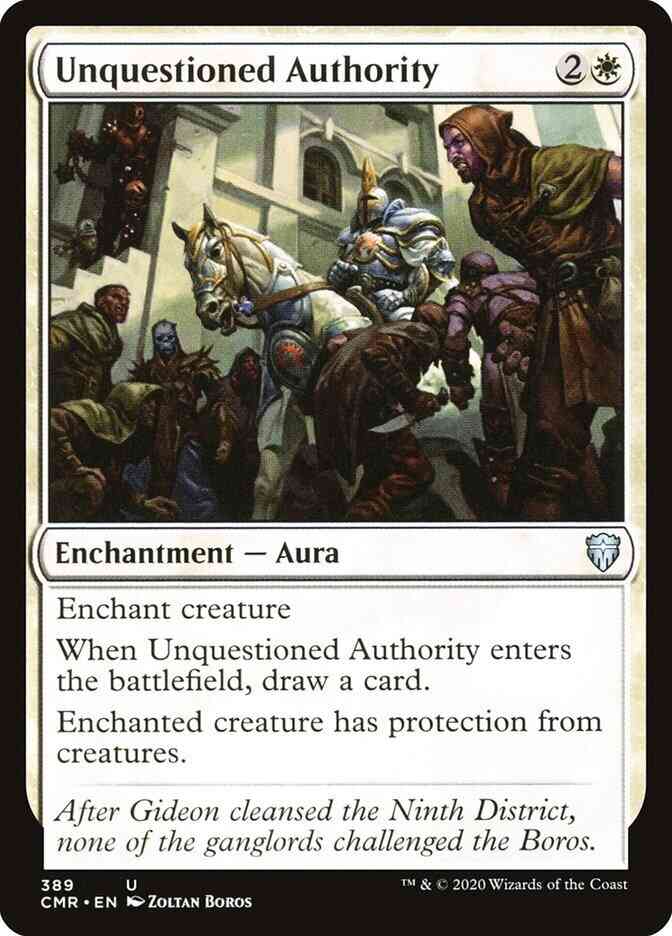 Unquestioned Authority [389] [Commander Legends] [Non-Foil]