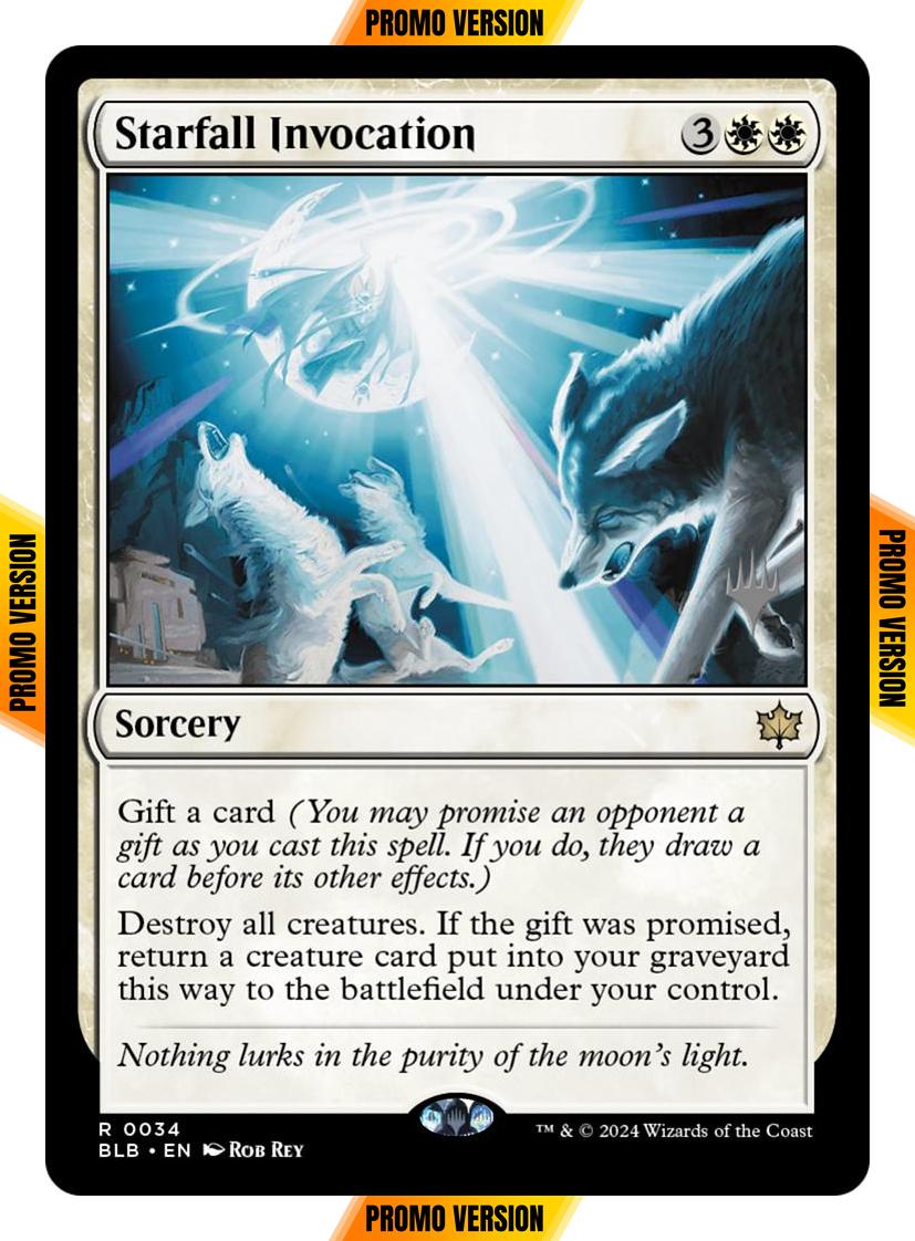 Starfall Invocation [34p] [Promo Pack] [Bloomburrow: Promos] [Non-Foil]