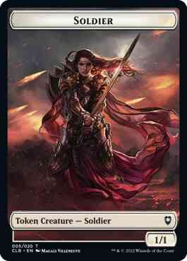 Soldier Token [05] [Commander Legends: Battle for Baldur's Gate: Tokens] [Non-Foil]