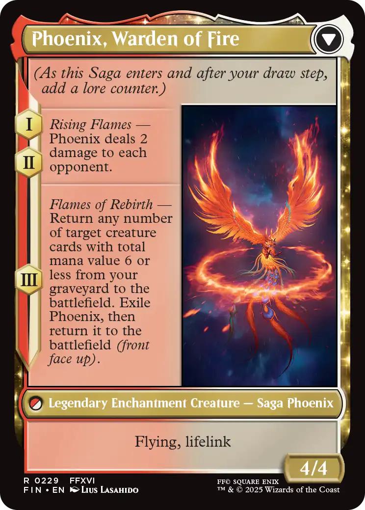 Joshua, Phoenix's Dominant // Phoenix, Warden of Fire [229] [FINAL FANTASY] [Non-Foil]