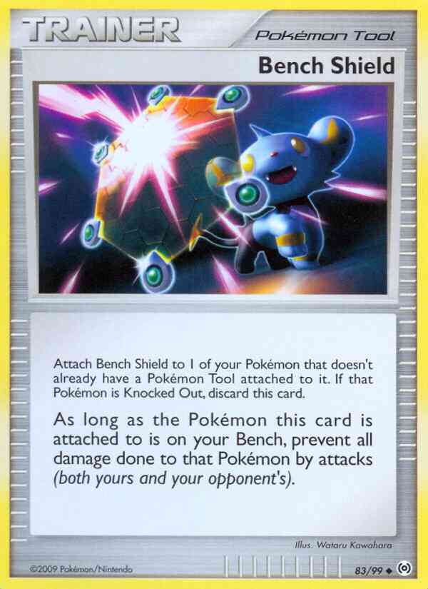 Bench Shield - 83/99 - Uncommon [pl4-83] [Non-Holo]