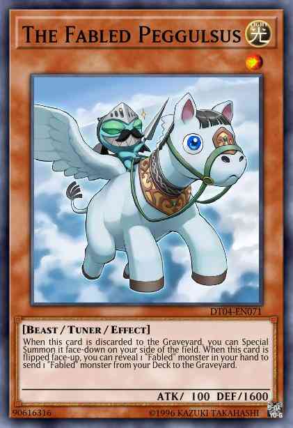 The Fabled Peggulsus - HA04-EN041 - Super Rare - Unlimited