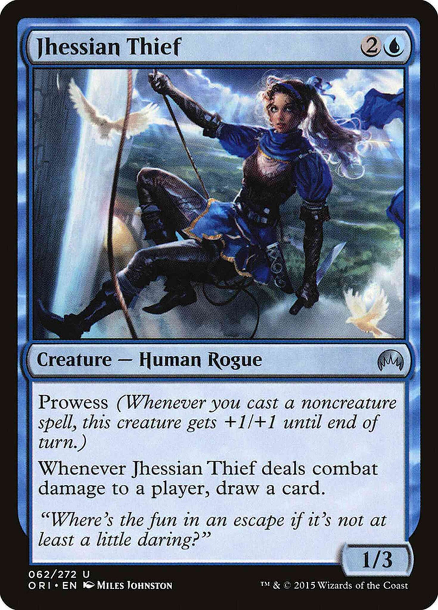 Jhessian Thief [62] [Magic Origins] [Non-Foil]