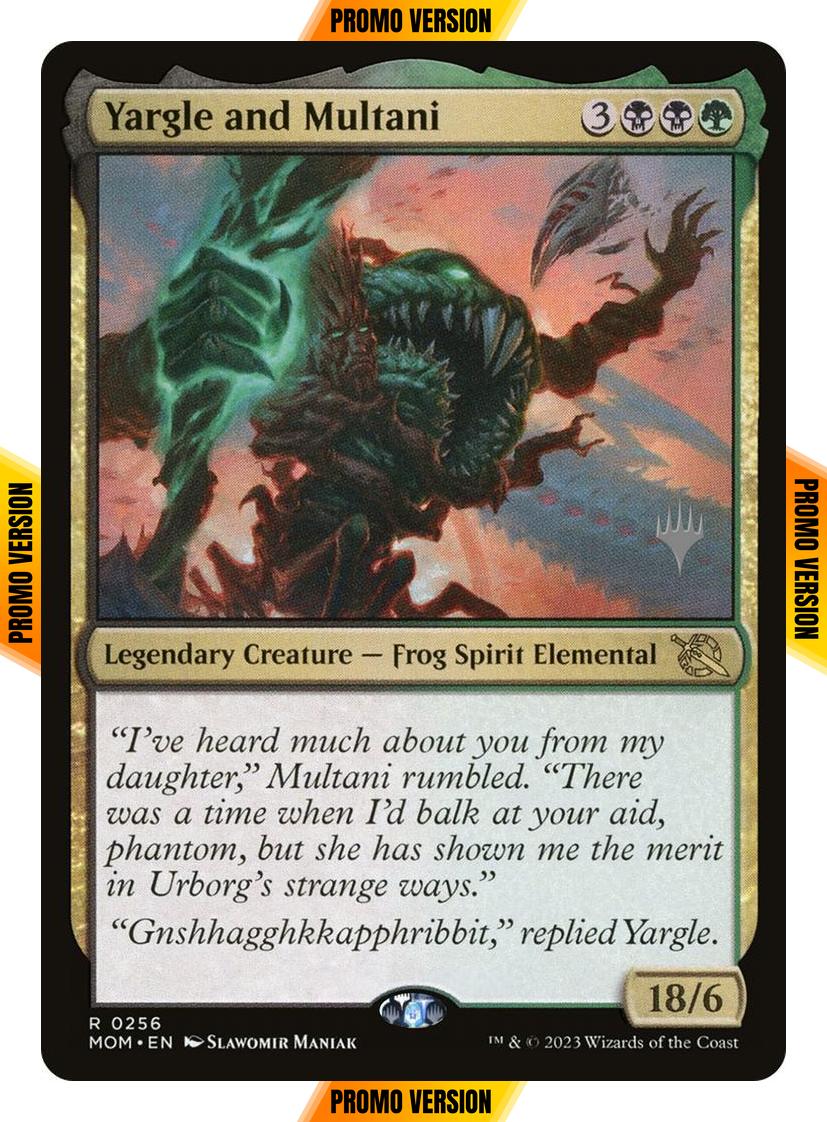 Yargle and Multani [256p] [Promo Pack] [March of the Machine: Promos] [Non-Foil]