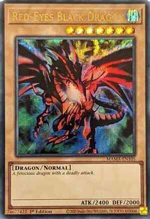 Red-Eyes Black Dragon - MAMA-EN105 - Pharaoh Ultra Rare - 1st Edition