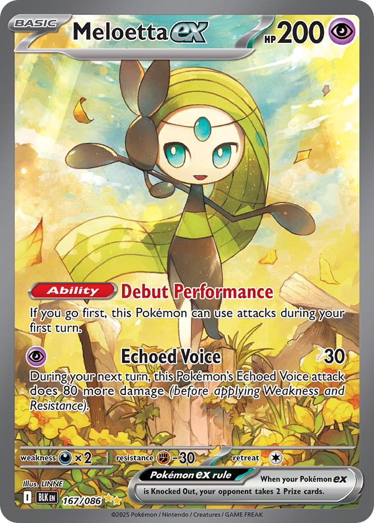 Meloetta ex - 167/086 - Special Illustration Rare [sv105b-167] [Ultra]