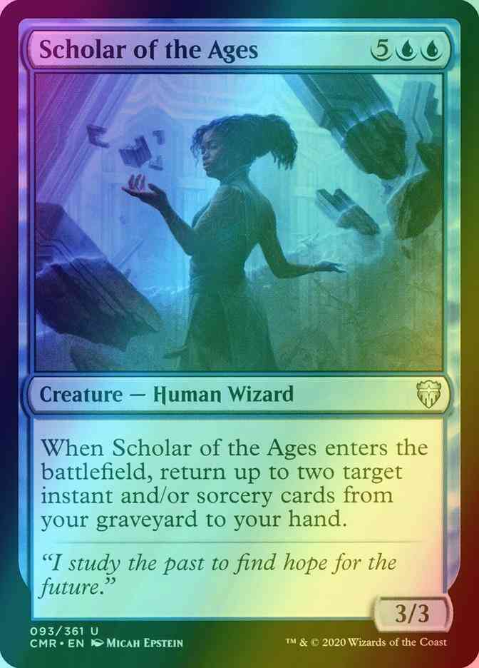 Scholar of the Ages [93] [Commander Legends] [Foil]
