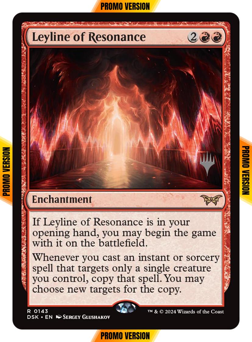 Leyline of Resonance [143p] [Promo Pack] [Duskmourn: House of Horror: Promos] [Non-Foil]