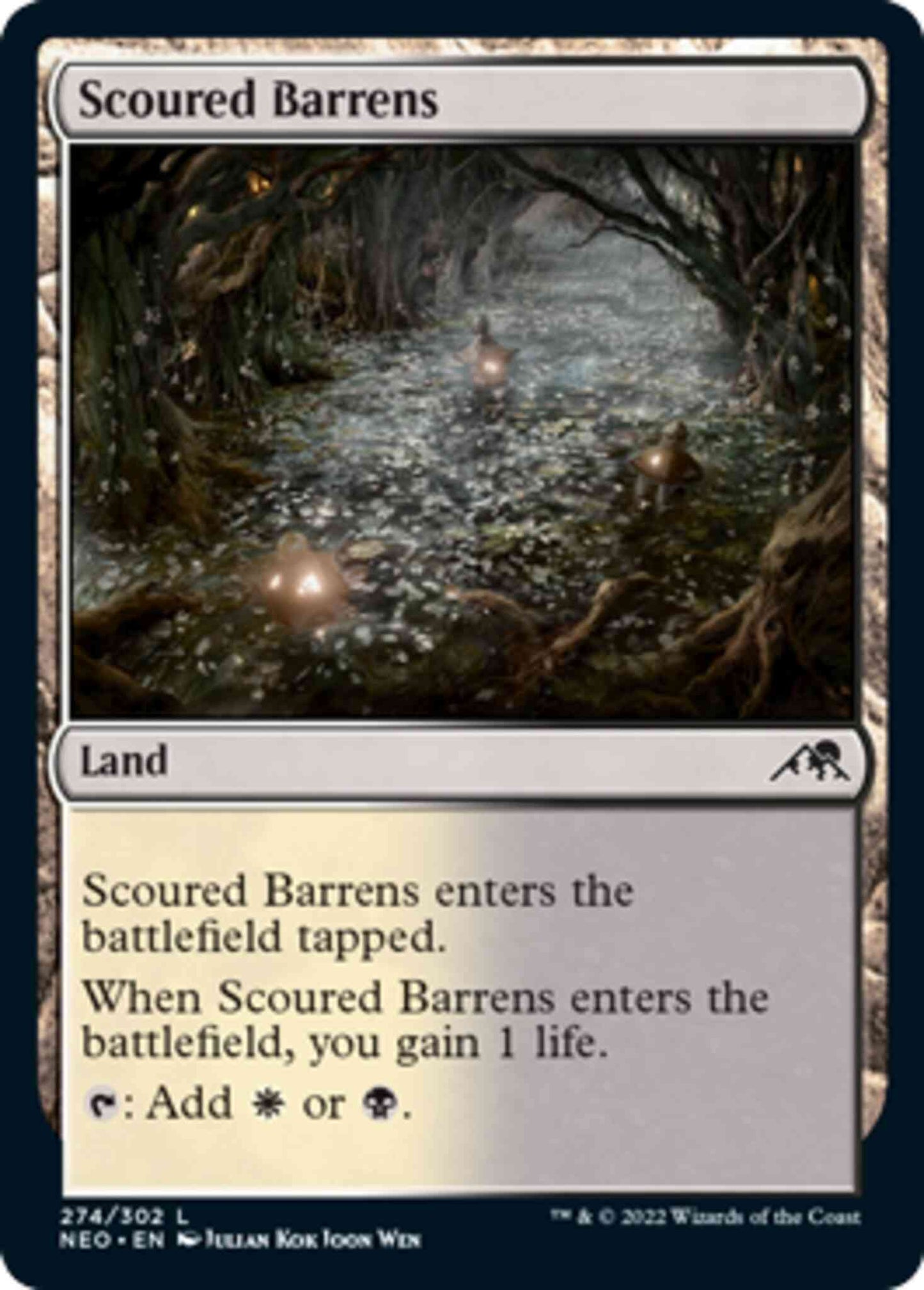 Scoured Barrens [274] [Kamigawa: Neon Dynasty] [Non-Foil]