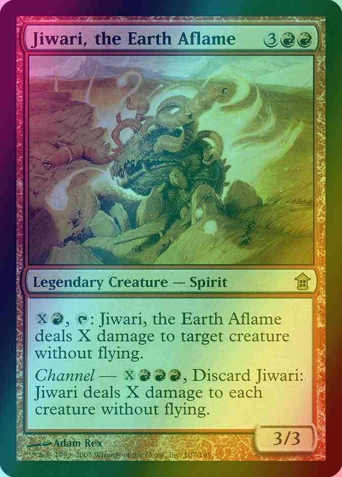 Jiwari, the Earth Aflame [107] [Saviors of Kamigawa] [Foil]