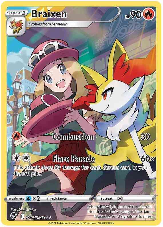 Braixen - TG01/TG30 - Rare Holo [swsh12tg-TG01] [Ultra]