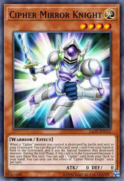 Cipher Mirror Knight - MP17-EN136 - Common - 1st Edition