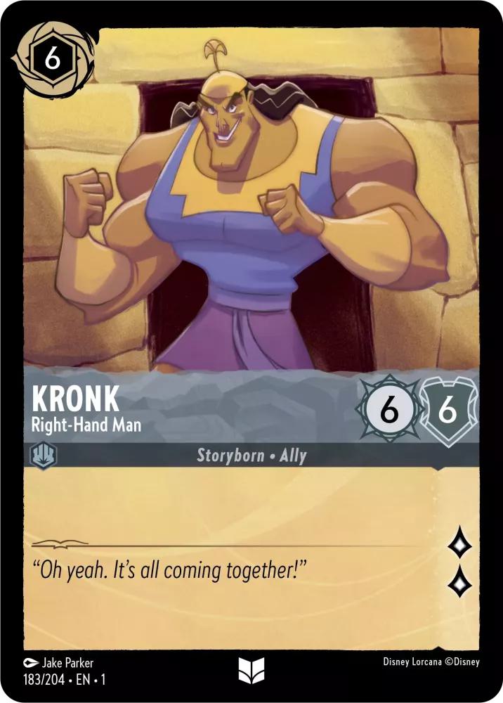 Kronk - Right-Hand Man - 183/204 [The First Chapter] [Non-Foil]