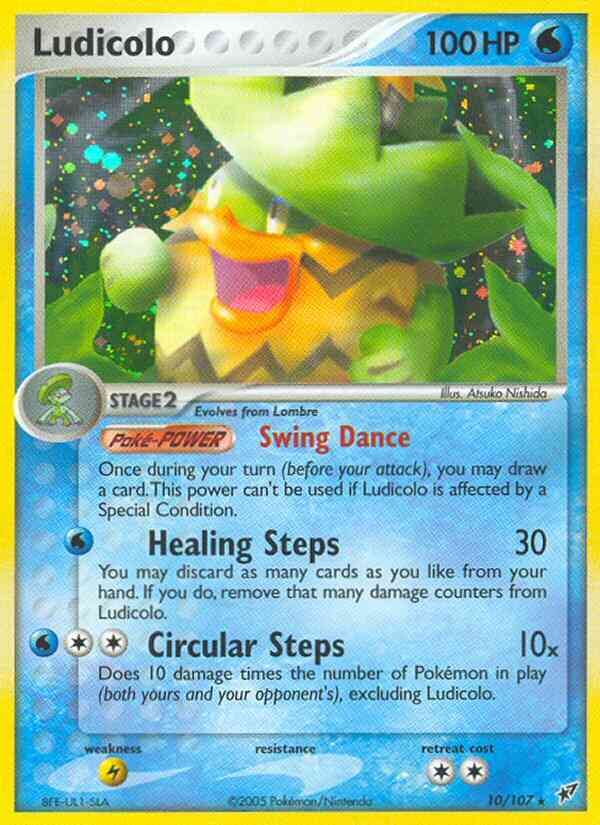 Ludicolo - 10/107 - Rare Holo [ex8-10] [Holo]