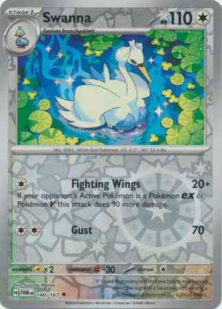 Swanna - 140/167 - Uncommon [sv06-140] [Reverse Holo]