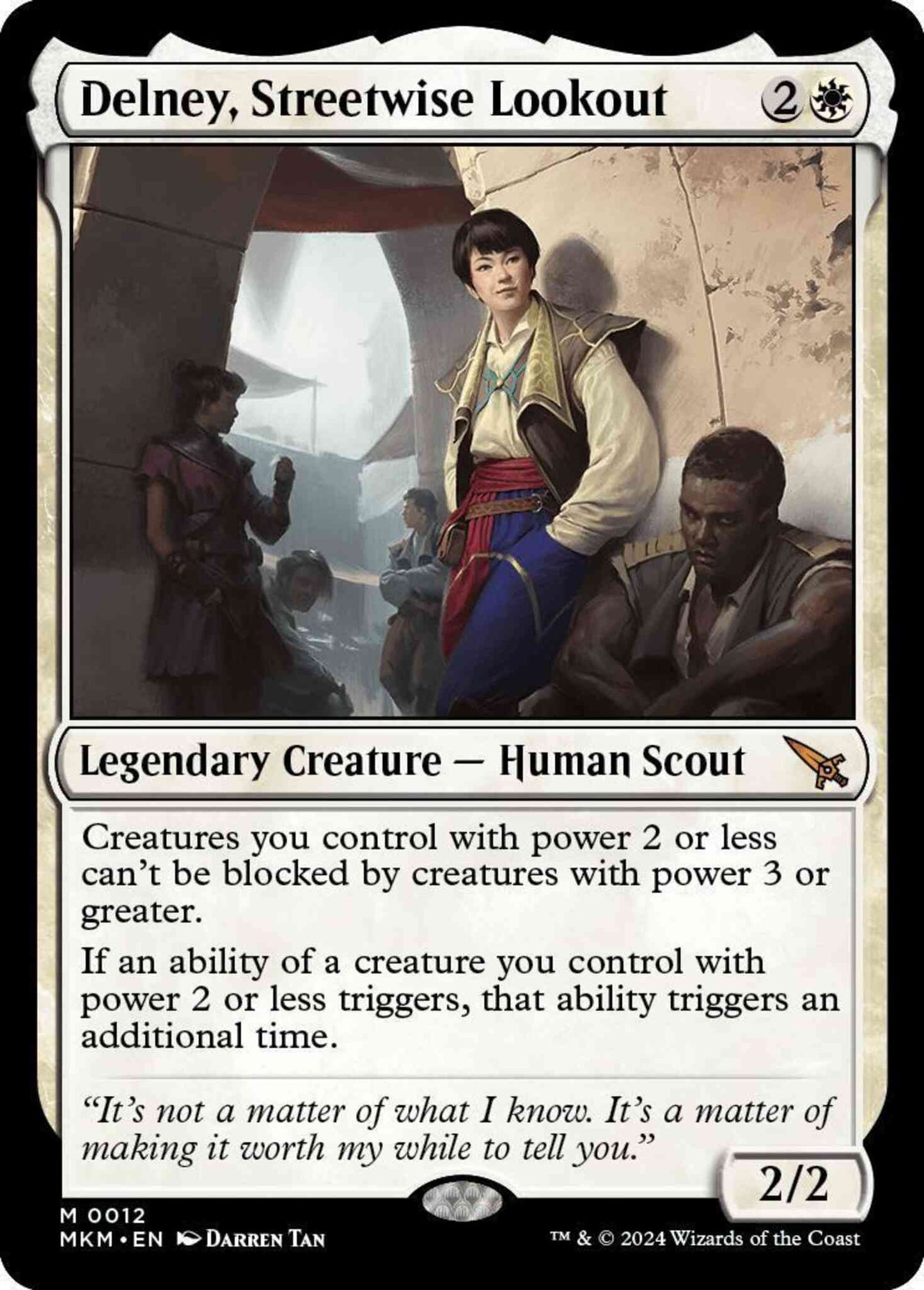 Delney, Streetwise Lookout [12] [Murders at Karlov Manor] [Non-Foil]