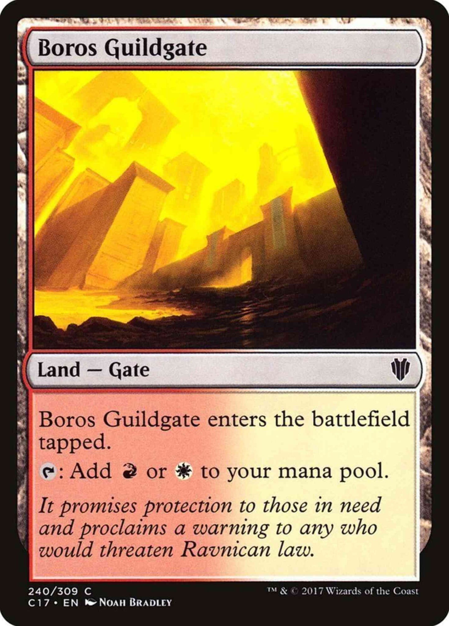 Boros Guildgate [240] [Commander 2017] [Non-Foil]