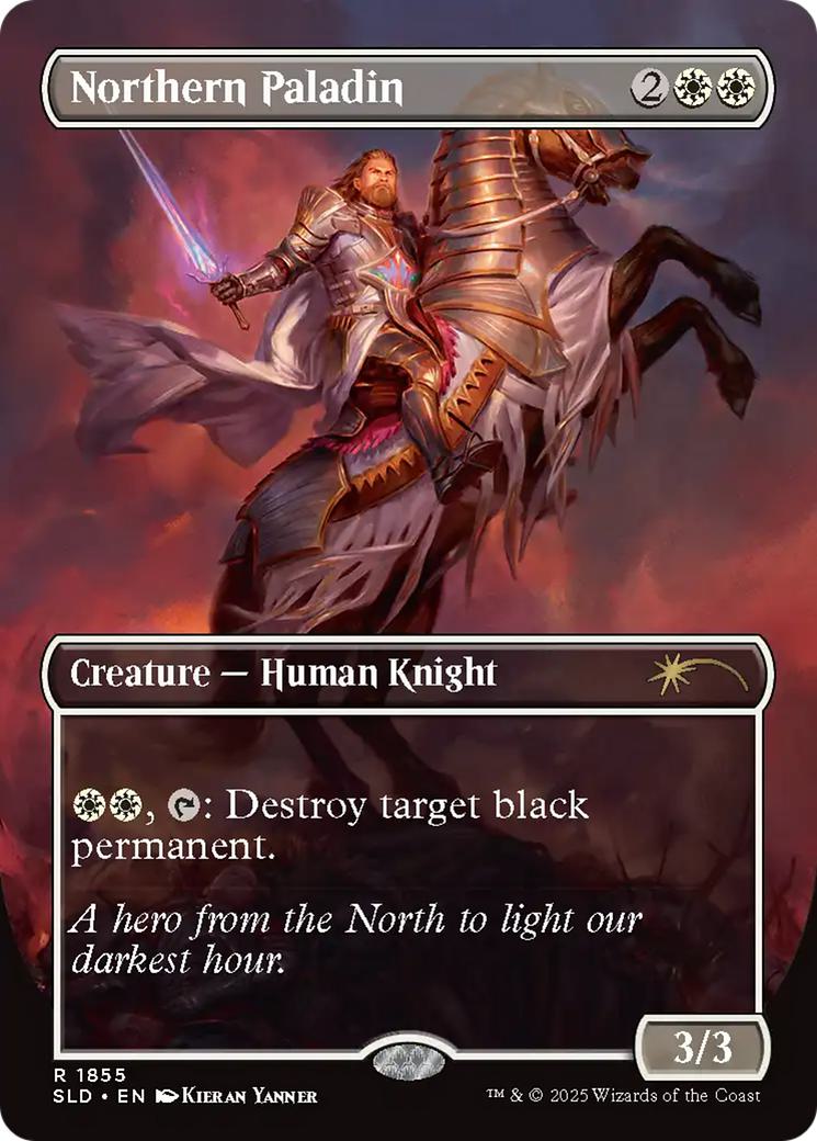 Northern Paladin [1855] [Borderless] [Kieran Yanner] [Secret Lair Drop] [Non-Foil]