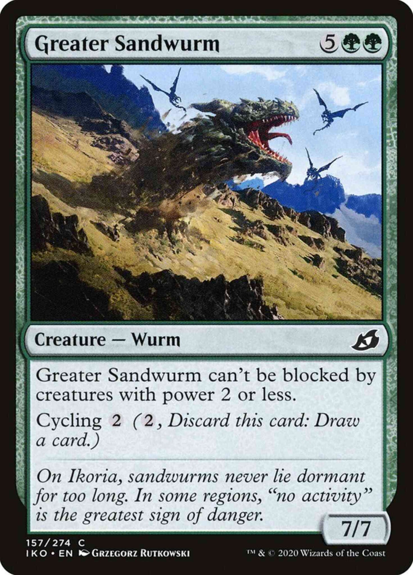 Greater Sandwurm [157] [Ikoria: Lair of Behemoths] [Non-Foil]