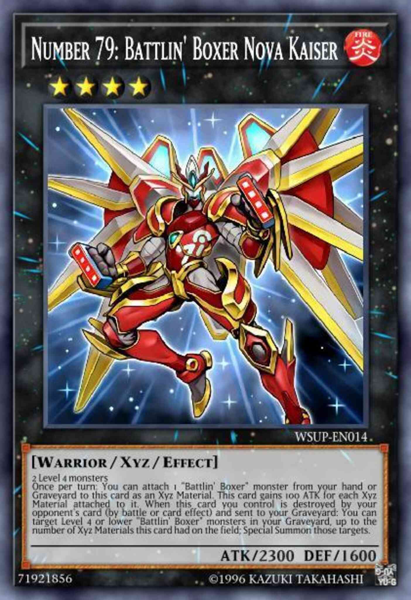 Number 79: Battlin' Boxer Nova Kaiser - WSUP-EN014 - Super Rare - 1st Edition