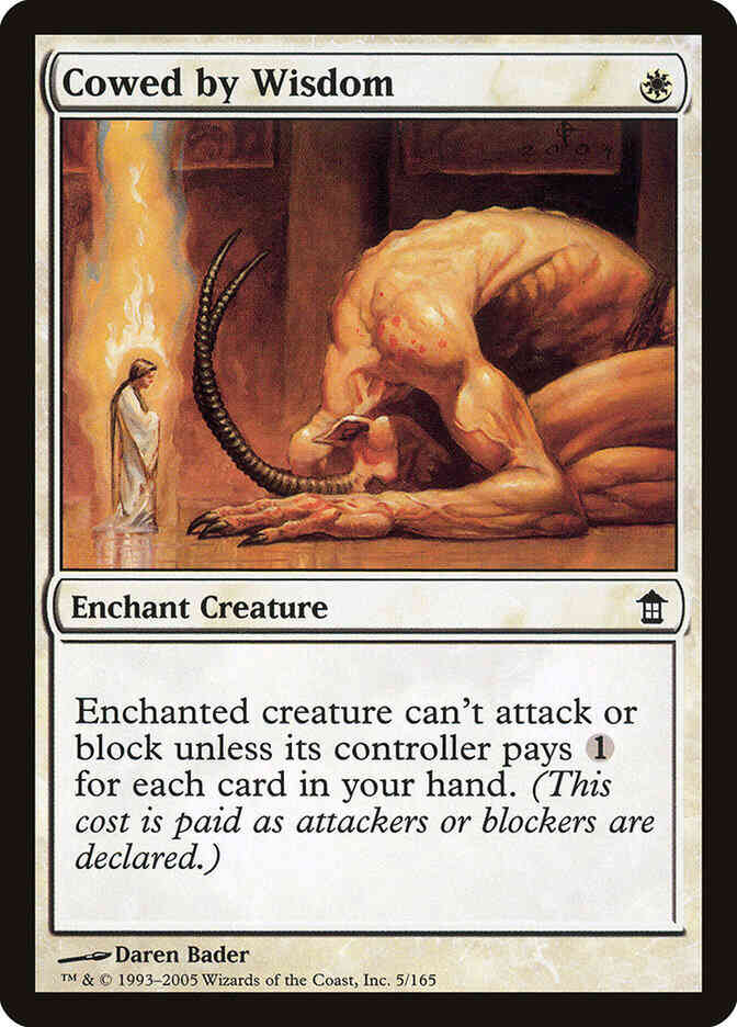 Cowed by Wisdom [5] [Saviors of Kamigawa] [Non-Foil]
