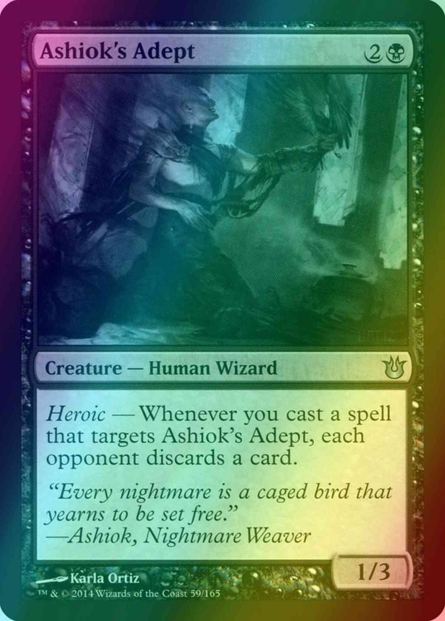 Ashiok's Adept [59] [Born of the Gods] [Foil]