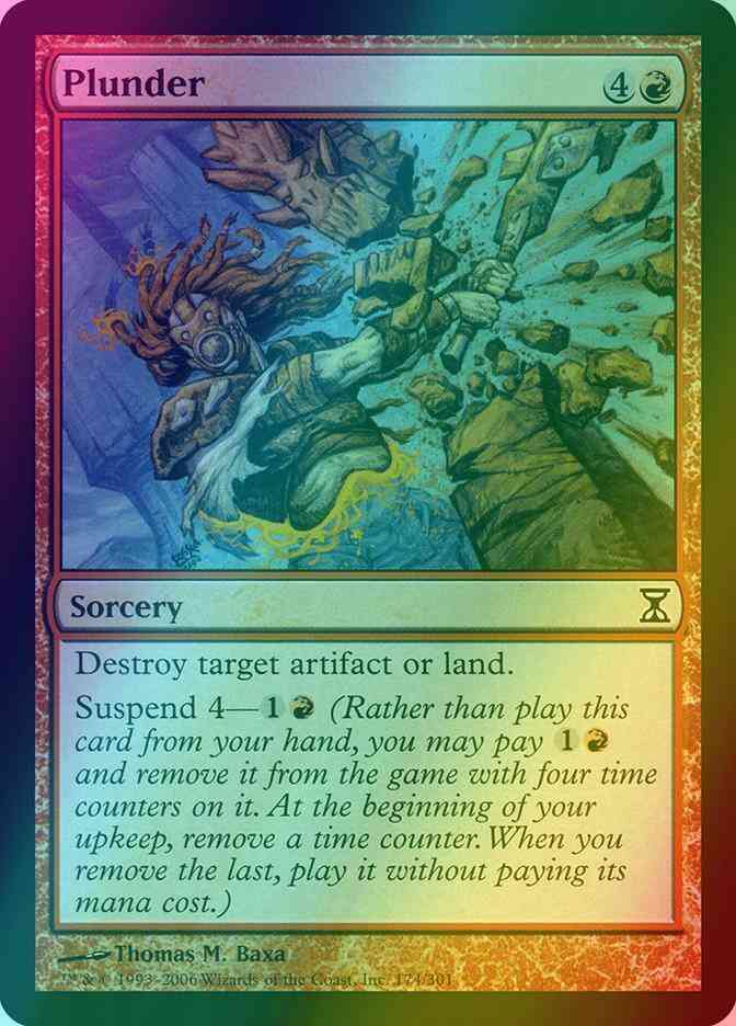 Plunder [174] [Time Spiral] [Foil]
