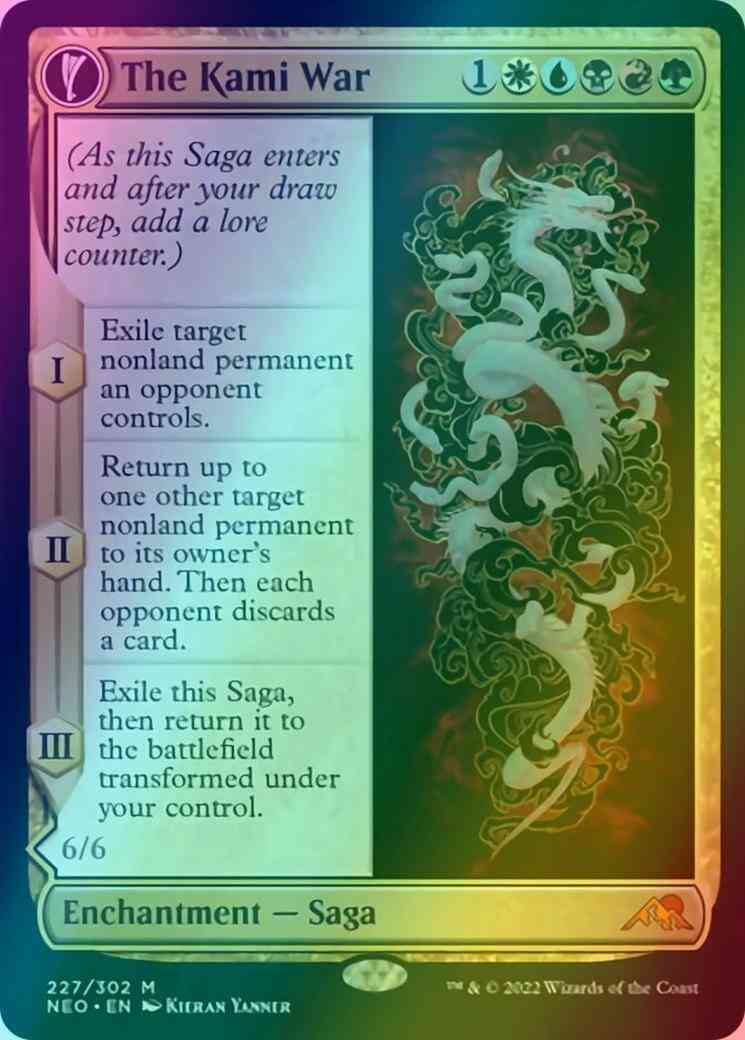 The Kami War // O-Kagachi Made Manifest [227] [Kamigawa: Neon Dynasty] [Foil]
