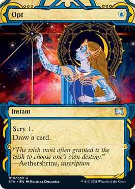 Opt [19] [Strixhaven Mystical Archive] [Etched Foil]