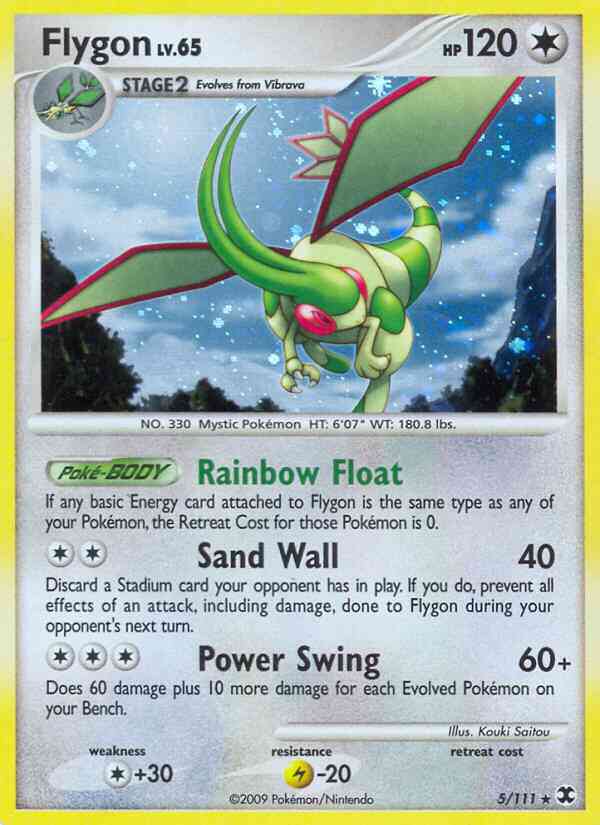 Flygon - 5/111 - Rare Holo [pl2-5] [Reverse Holo]