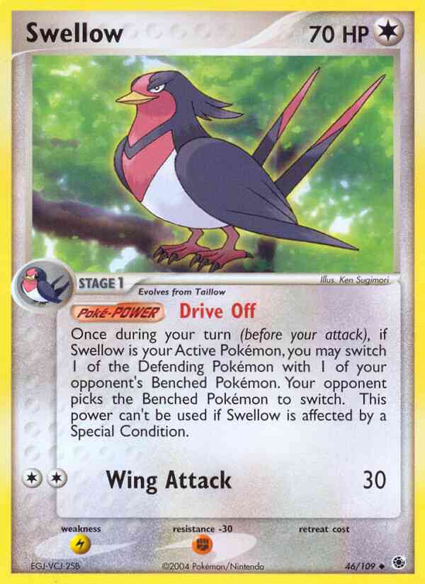 Swellow - 46/109 - Uncommon [ex1-46] [Non-Holo]