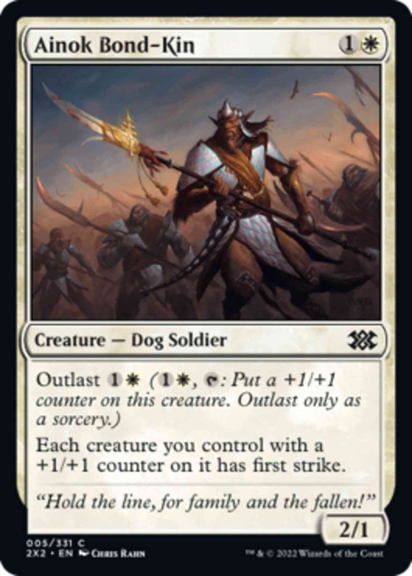 Ainok Bond-Kin [5] [Double Masters 2022] [Non-Foil]