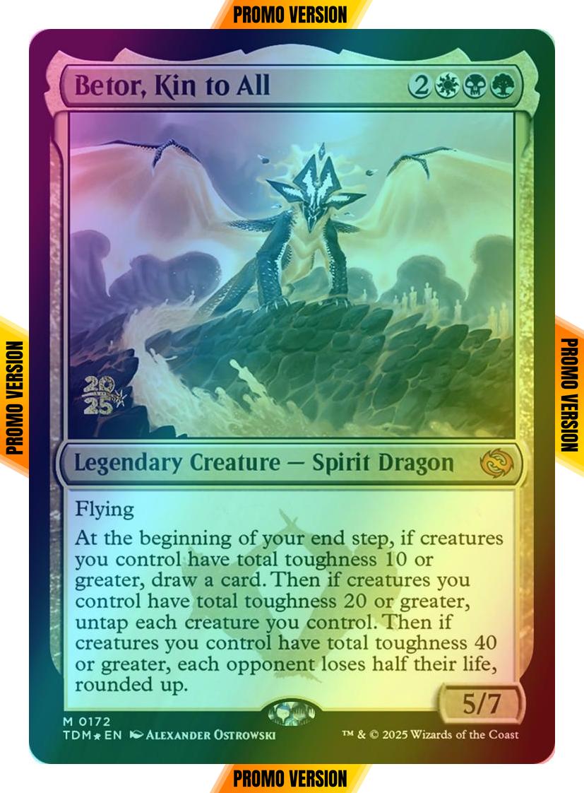 Betor, Kin to All [172s] [Prerelease] [Tarkir: Dragonstorm: Promos] [Foil]